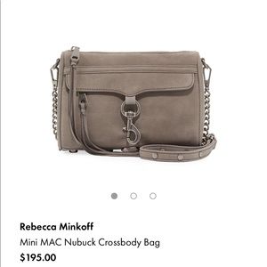 Rebecca Minkoff Mini MAC crossbody EUC!